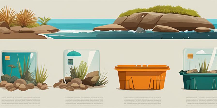 Playas contaminadas con basura flotante.